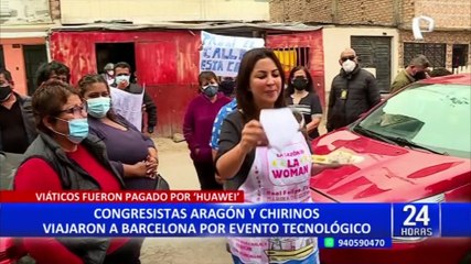 Patricia Chirinos y Luis Aragón viajaron a España invitados por conocida empresa china