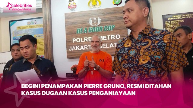 Begini Penampakan Pierre Gruno, Resmi Ditahan Kasus Dugaan Kasus Penganiayaan