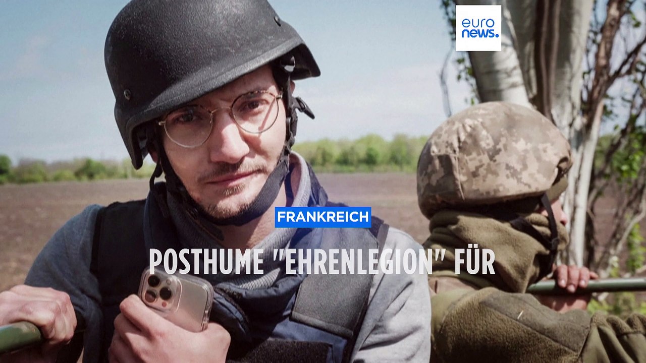 Getöteter afp-journalist erhält posthum die ehrenlegion