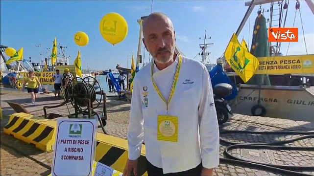 Lo chef Scaramuzza al villaggio Coldiretti: Senza pesce italiano spariscono piatti tipici regionali