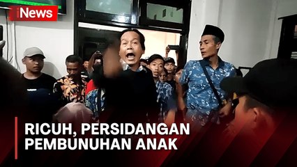 Sidang Pembunuhan Anak di Mojokerto Berlangsung Ricuh