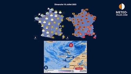 prévisions météo villes du vendredi 14 juillet 2023