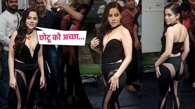 Urfi Javed ने Heavy Rain में Bold Bodycon Dress में दिखाईं गजब अदाएं, Hot Video Viral! FilmiBeat