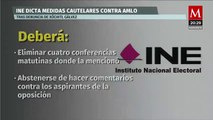 AMLO ya no podrá hablar de Xóchitl Gálvez u otro aspirante presidencial en La Mañanera: INE