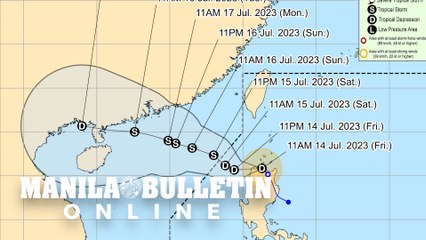 'Dodong' accelerates; fewer areas remain under Signal No. 1