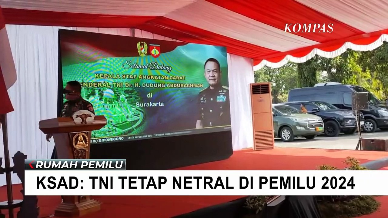 KSAD Dudung Ingatkan Jajarannya Tetap Loyal Tegak Lurus dan Netral di Pemilu 2024!
