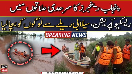 Descargar video: Punjab Rangers ka bara rescue operation, Selab mei phanse logon ko bacha lia