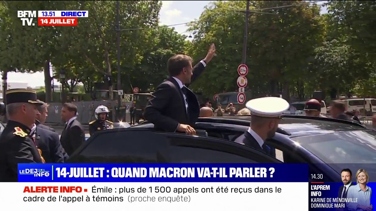 Défilé du 14-Juillet: Emmanuel Macron a quitté les Champs-Élysées