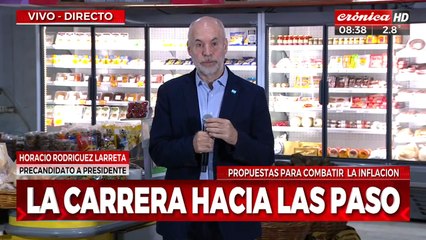 Larreta: "El Gobierno de Alberto fracasó, solo estamos seguros de que los precios suben"