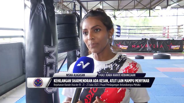Bekas atlit karate negara, Nisha Alagasan positif kemampuan atlit negara tanpa kapten, R. Sharmendran