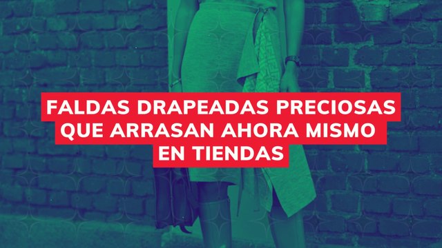 FALDAS DRAPEADAS PRECIOSAS QUE ARRASAN AHORA MISMO EN TIENDAS