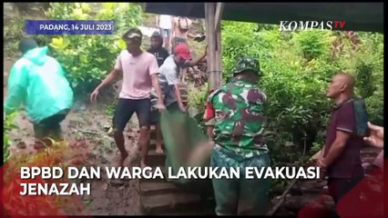 Hujan Lebat Akibatkan Kawasan Pemakaman Longsor