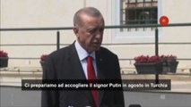 Erdogan: Putin d'accordo con me su estensione corridoio del grano