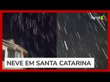 Santa Catarina registra neve pela primeira vez no inverno de 2023