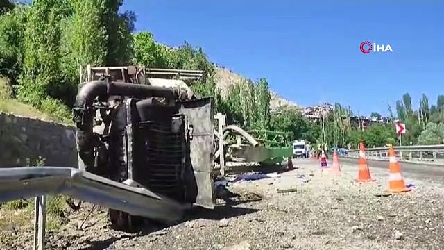 Ölüm kavşağında yine can kaybı: Freni patlayan beton mikseri dehşet saçtı