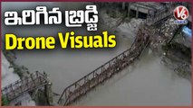 Bridge Collapsed Due To Floods In Himachal Pradesh | V6 News