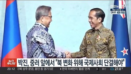 박진, 중·러 앞에서 "북한 변화 위해 국제사회 단결해야"