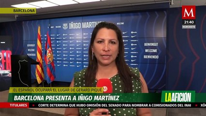 Barcelona presenta a Iñigo Martínez; ocupará el lugar de Gerard Piqué