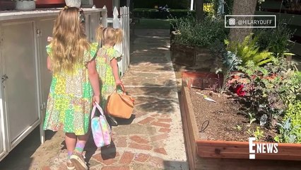 Download Video: Hilary Duff Shares Adorable Pics From Daughter's First Day of School _ E! News