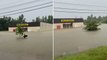 Convenience store submerged by deep water as heavy flooding hits Mississippi
