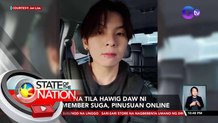 Driver na tila hawig daw ni BTS member suga, pinusuan online | SONA