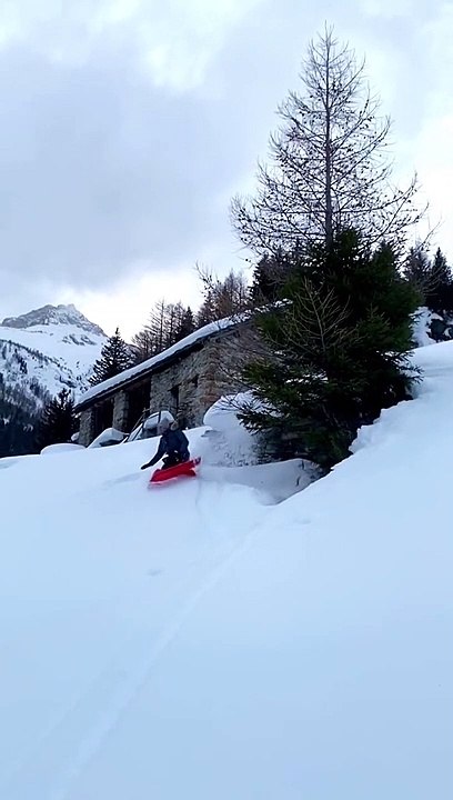 Excellente récupération après un déversement de traîneau