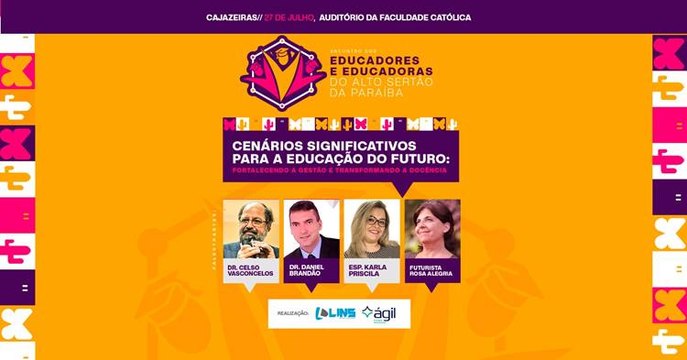 Encontro de Educadores reúne palestrantes de renome nacional nas cidades de Cajazeiras e Sousa