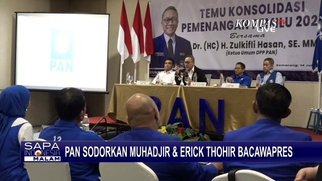Konsolidasi PAN Jateng, PAN Sodorkan Nama Muhadjir Effendy dan Erick Thohir Jadi Cawapres