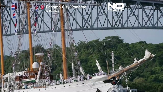 No Comment : l'Esmeralda accueilli en grande pompe à Panama