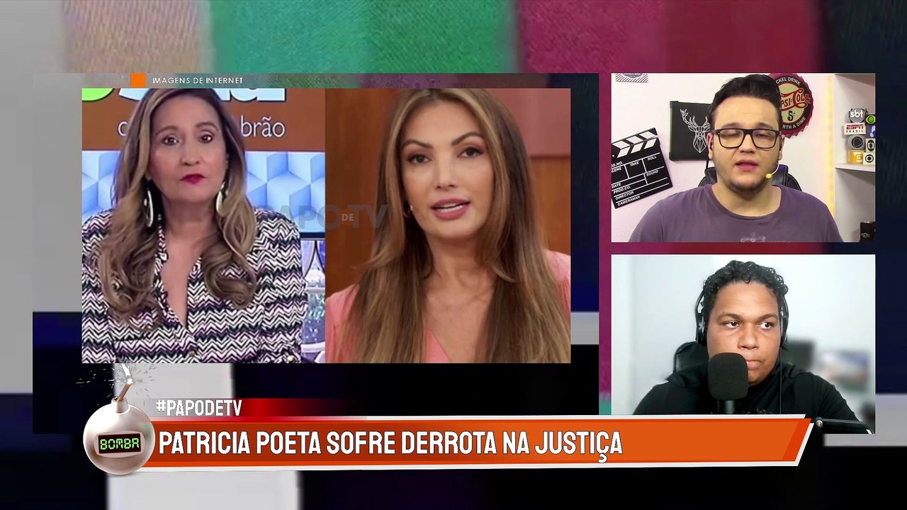 JUSTIÇA IMPÕE DERROTA a PATRICIA POETA em PROCESSO CONTRA SONIA ABRÃO!