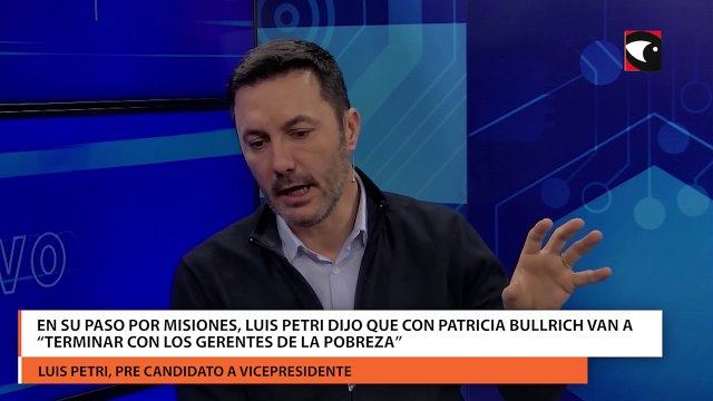 En su paso por Misiones, Luis Petri dijo que con Patricia Bullrich van a “terminar con los gerentes de la pobreza”