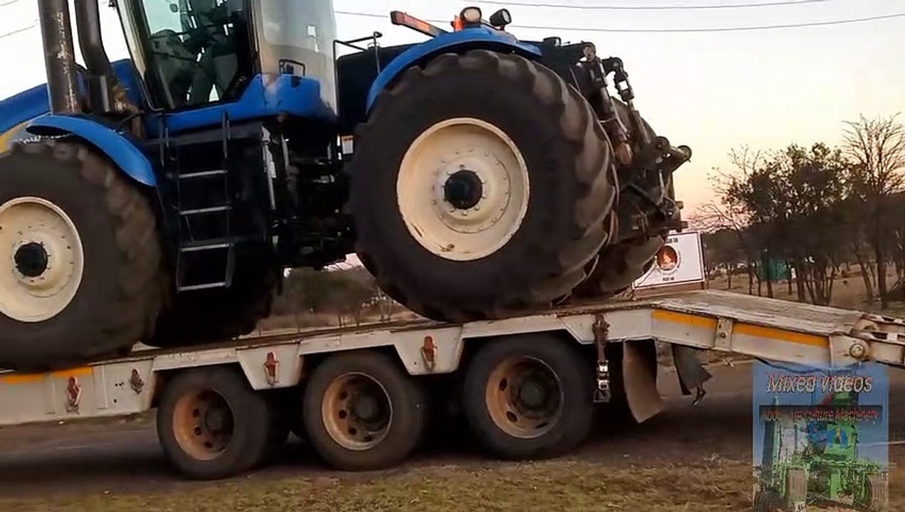 From lowbed to the ground
