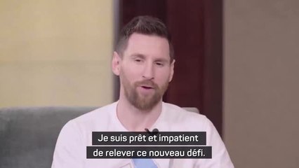 Inter Miami - Messi : “Prêt et impatient de relever ce nouveau défi”