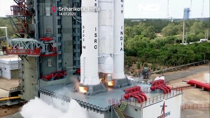 WATCH: India successfully launches new mission to land robot explorer on moon