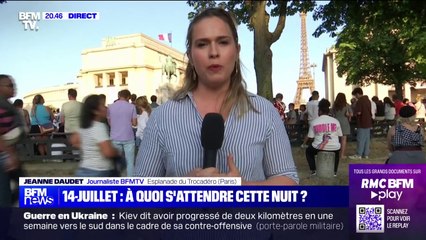 14-Juillet: la place du Trocadéro encadrée par un large périmètre de sécurité