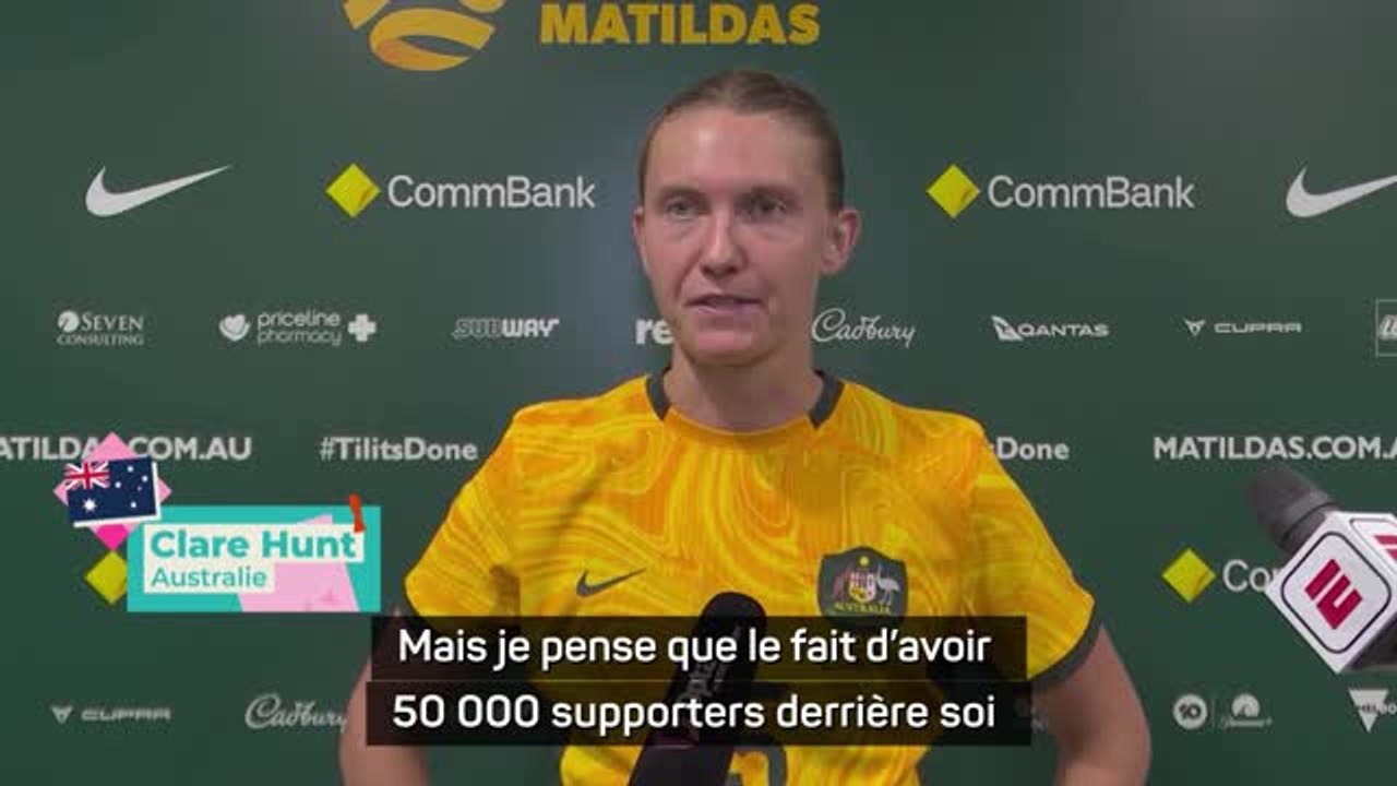 Australie - Hunt se réjouit de voir autant de fans au stade