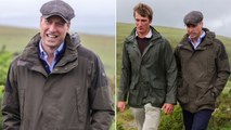 Prince William dons wax jacket and flat cap as he's praised for latest outing