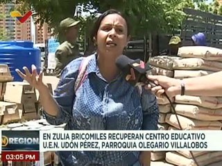 Bricomiles entrega material de construcción a 43 instituciones educativas del estado Zulia