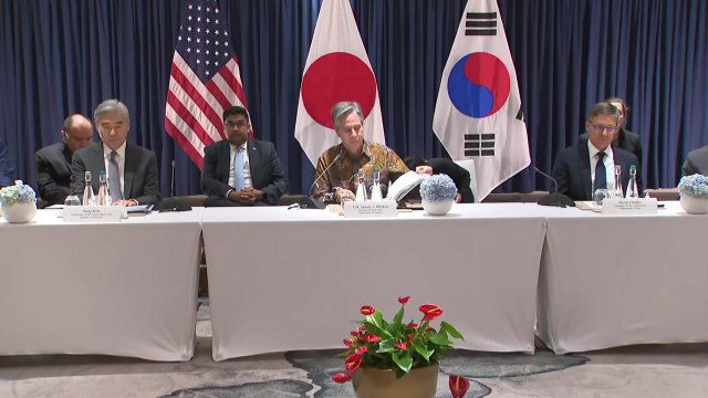 한미일 외교장관 공동성명... 안보협력 더욱 강화 / YTN