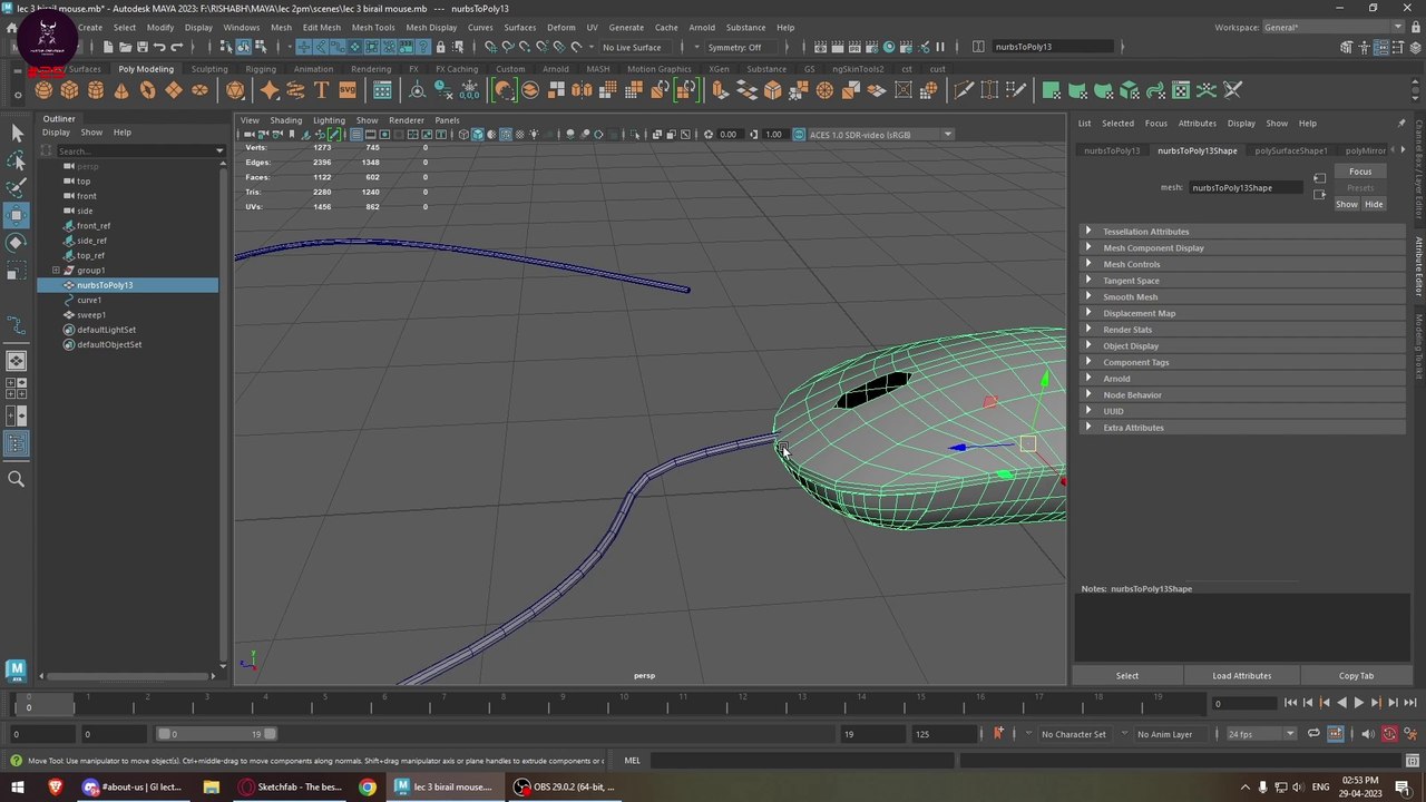 Autodesk Maya Lecture 5 - Unlock the Power of Polygon Modeling | Hastar Creations