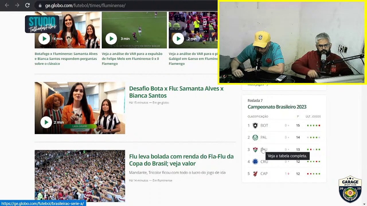 Garage Sport Club E a rodada Possíveis contratações #GSC03