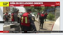 Reportan riña en Reclusorio Oriente, ingresan al menos 500 policías
