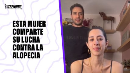 Esta mujer comparte su lucha contra la alopecia