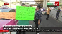 Retiran bloqueo de la México-Cuernavaca tras diálogo con autoridades