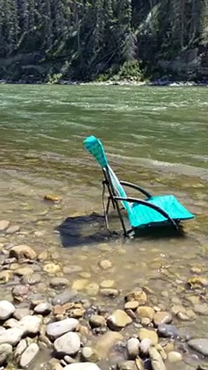 Truck Swept Away by River