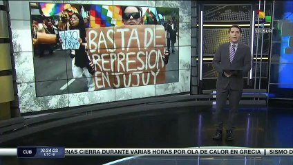 Temas del Día 07-14 DD. HH. Rechazan situación en Jujuy, Argentina