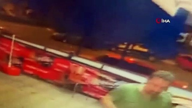 L'accident dans lequel le conducteur sans permis est entré en collision avec la moto est filmé