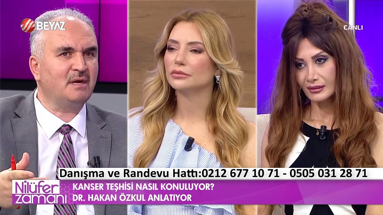 Dr. Hakan Özkul kanser tedavisi Beyaz Tv Nilüfer Zamanı kanser tedavisi