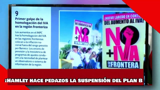 ¡VEAN! ¡Hamlet hace pedazos la suspensión del Plan B porque busca mantener la ‘burocracia dorada’!