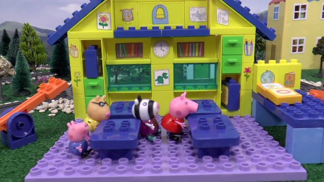 Peppa Pig English Episode Duplo New School ABC 123 Play Doh Thomas and Friends Juguetes de Peppa